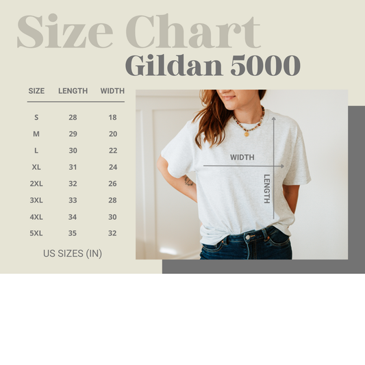 Gildan 5000 Heavy Cotton T-Shirt